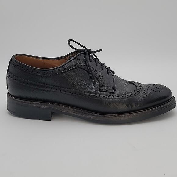 RALPH LAUREN RRL sz10E WILBERFORCE ITALIAN Derby Brogue Pebbled Calfskin… main image 9